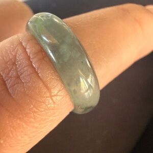 Elegant Green Jade Ring